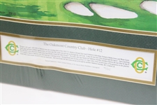 Vinny Giles' Personal The Oakmont Country Club Hole #12 Ltd Ed Matted Print #43/525