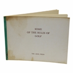 Vinny Giles Personal 1966 Some of the Rules of Golf with 24 Crombie Reproductions