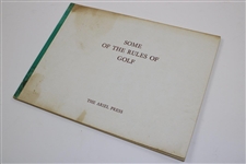 Vinny Giles' Personal 1966 'Some of the Rules of Golf' with 24 Crombie Reproductions
