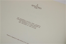 Vinny Giles' Personal 1966 'Some of the Rules of Golf' with 24 Crombie Reproductions
