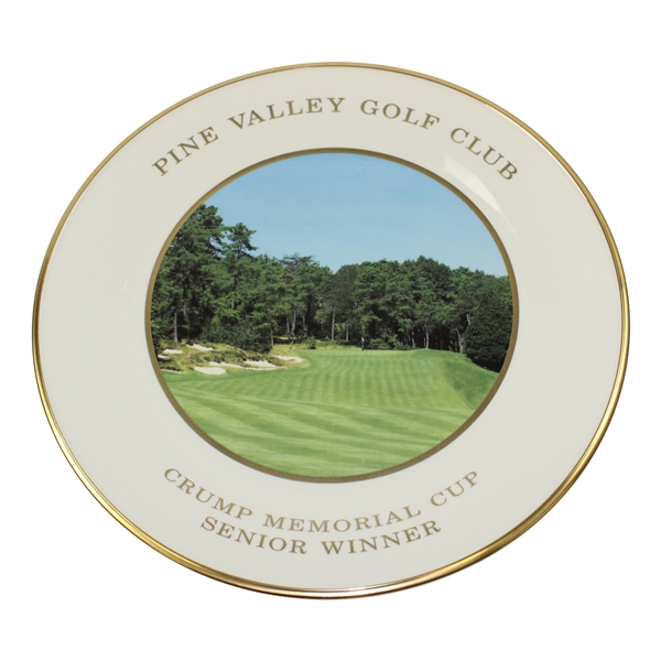 Vinny Giles Pine Valley Golf Club Crump Memorial Cup Senior Winner Lenox Plate - 2010