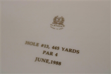 Vinny Giles' Pine Valley Golf Club 75 Years John Arthur Brown Trophy Medalist Lenox Plate - 1913-1988