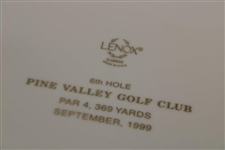 Vinny Giles' Pine Valley Golf Club Crump Memorial Cup Senior Winner Lenox Plate with Box - 1999