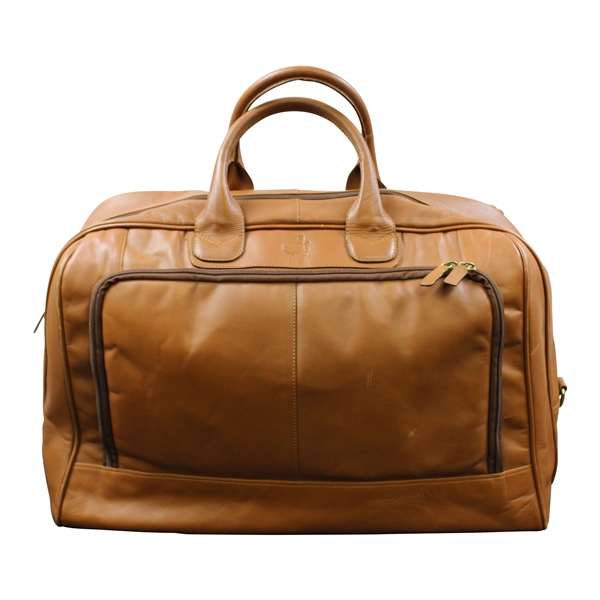 Vinny Giles Personal 2009 Augusta National Golf Club Ltd Ed Employee Masters Gift Leather Duffel Bag