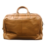 Vinny Giles' Personal 2009 Augusta National Golf Club Ltd Ed Employee Masters Gift Leather Duffel Bag