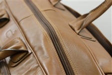 Vinny Giles' Personal 2009 Augusta National Golf Club Ltd Ed Employee Masters Gift Leather Duffel Bag