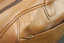 Vinny Giles' Personal 2009 Augusta National Golf Club Ltd Ed Employee Masters Gift Leather Duffel Bag