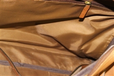 Vinny Giles' Personal 2009 Augusta National Golf Club Ltd Ed Employee Masters Gift Leather Duffel Bag