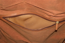 Vinny Giles' Personal Augusta National Golf Club Leather Garment Bag