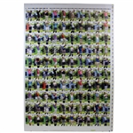 Vinny Giles Personal Uncut Sheet of 2012 UpperDeck SPA Golf F1 Regular Cards Silver