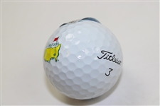Zach Johnson Signed Titleist Masters Logo Golf Ball BECKETT #BB11250