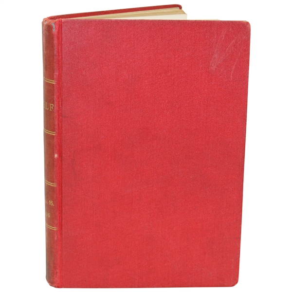 1905 USGA Official Golf Bulletin - Hardbound Copy