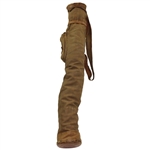 Vintage Stovepipe Canvas & Leather Golf Bag
