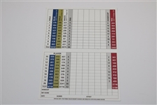 Arnold Palmer Signed 2000 US Open at Pebble Beach Scorecard JSA ALOA
