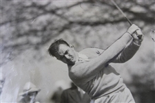 Sam Snead 1936 Masters Wire Photo-Post Swing - 4/1/1937