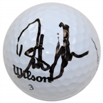 Dustin Johnson Signed Wilson 2016 Rio Olympics Logo Golf Ball JSA #P51306