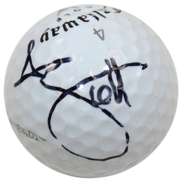 Adam Scott Signed Callaway Masters Logo Golf Ball JSA #P37973
