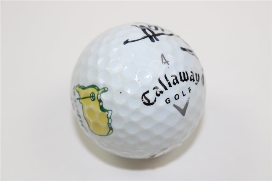 Adam Scott Signed Callaway Masters Logo Golf Ball JSA #P37973
