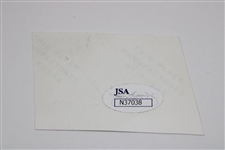 Arnold Palmer Signed Cut JSA #N37038