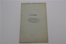 Francis Ouimet & Tommy Armour Small Format George Pietzcker Photo