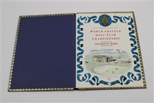 Robert 'Bobby' T. Jones Jr.’s Personal Copy of the 1958 World Amateur Golf Championship Program - Hardbound