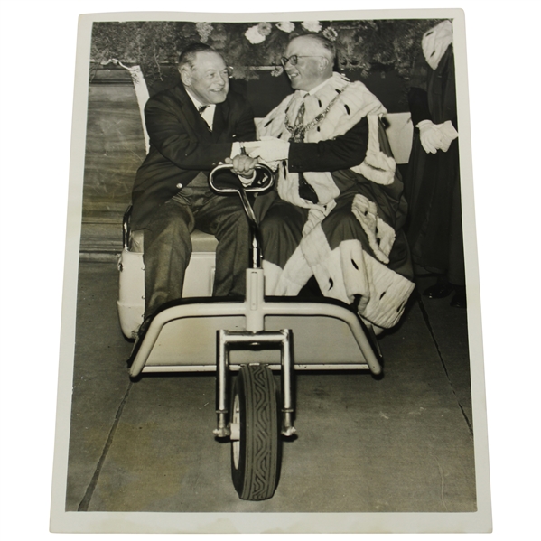 Bobby Jones at Freedom of St. Andrews for Bobby Jones Wire Photo - 10-/10/1958