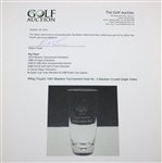 Ray Floyd's 1991 Masters Tournament Hole No. 3 Steuben Crystal Eagle Glass