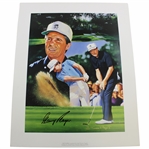 Gary Player Signed Ltd Ed Print by Artist Terrence Fogarty JSA ALOA