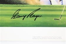 Gary Player Signed Ltd Ed Print by Artist Terrence Fogarty JSA ALOA