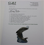 Vinny Giles' Personal 1991 AT&T Pebble Beach Pro-Am Dolphin Decanter