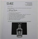 Vinny Giles' Seminole Golf Club Baccarat Glass Decanter with Stopper