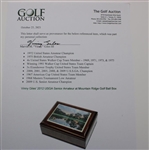 Vinny Giles' 2012 USGA Senior Amateur at Mountain Ridge Golf Ball Box
