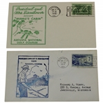 President Eisenhower Visits Augusta & 1953 President & Mrs. Eisenhower Accept Mamies Cabin Cachets