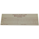 1930 US Amateur at Merion Cricket Club Official Scorecard - Jones Grand Slam
