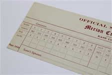 1930 US Amateur at Merion Cricket Club Official Scorecard - Jones Grand Slam