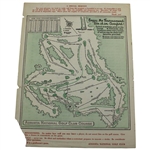 1949 Masters Tournament Friday Pairing Sheet