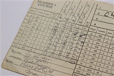 Charlie Yates & Bob Jones with others Scored 1941 Atlanta Athletic Club Scorecard