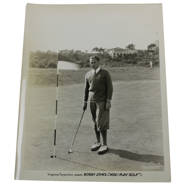 Bobby Jones in "How I Play Golf" Original Vitaphone Corporation Photo