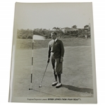 Bobby Jones in "How I Play Golf" Original Vitaphone Corporation Photo