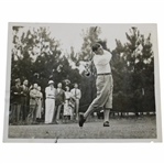 Bobby Jones 1938 Masters Tournament Opening Round First Tee Shot 4/2/1938