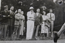 Bobby Jones 1938 Masters Tournament Opening Round First Tee Shot 4/2/1938