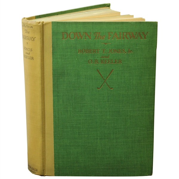 Robert 'Bobby' .T Jones Jr. Signed 1927 'Down The Fairway' First Edition Book JSA ALOA