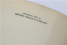 Robert 'Bobby' .T Jones Jr. Signed 1927 'Down The Fairway' First Edition Book JSA ALOA