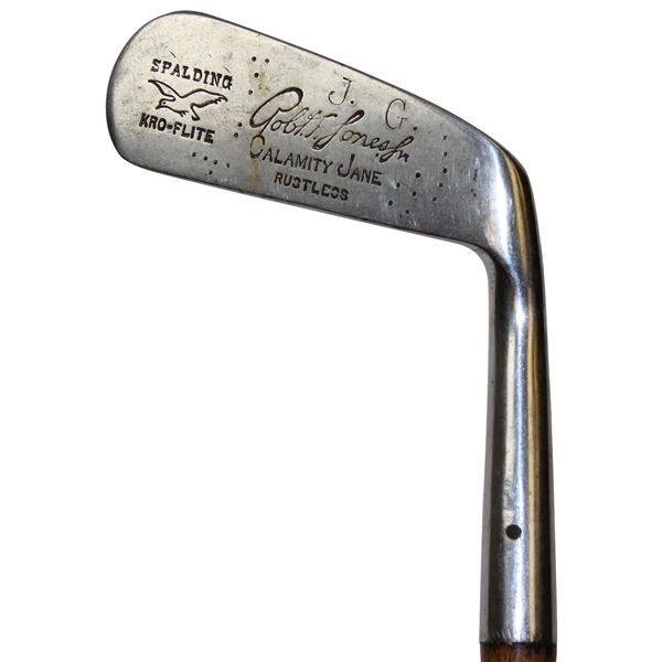 Spalding Kro-Flite Robert T. Jones Jr. Calamity Jane Rustless Putter with J.G. & Shaft Stamp