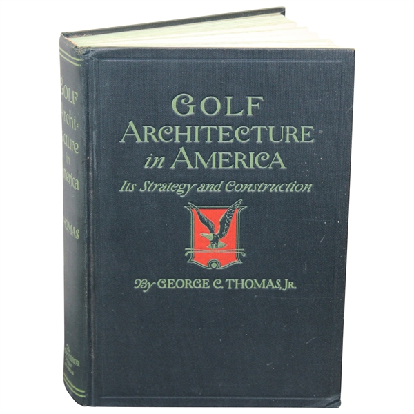 1927 Golf Architecture In America Book by George C. Thomas, Jr.