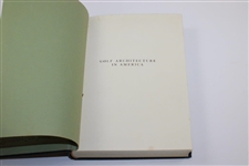 1927 'Golf Architecture In America' Book by George C. Thomas, Jr.