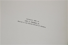 1927 'Golf Architecture In America' Book by George C. Thomas, Jr.