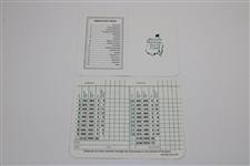 Palmer, Wall, Nelson, Sarazen, Goalby, Brooks Robinson & Chipper Jones Signed Masters Scorecards JSA ALOA