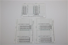 Palmer, Wall, Nelson, Sarazen, Goalby, Brooks Robinson & Chipper Jones Signed Masters Scorecards JSA ALOA
