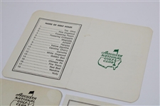 Group of Four (4) Augusta National Golf Club Official Scorecards